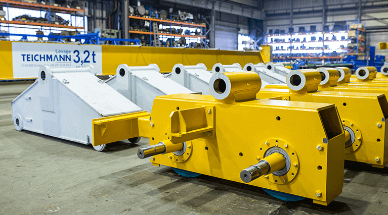 Renewal of crane travelling bogies